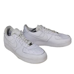 Nike Air Force One Low White Athletic AF1 Sneakers, Men's 12
